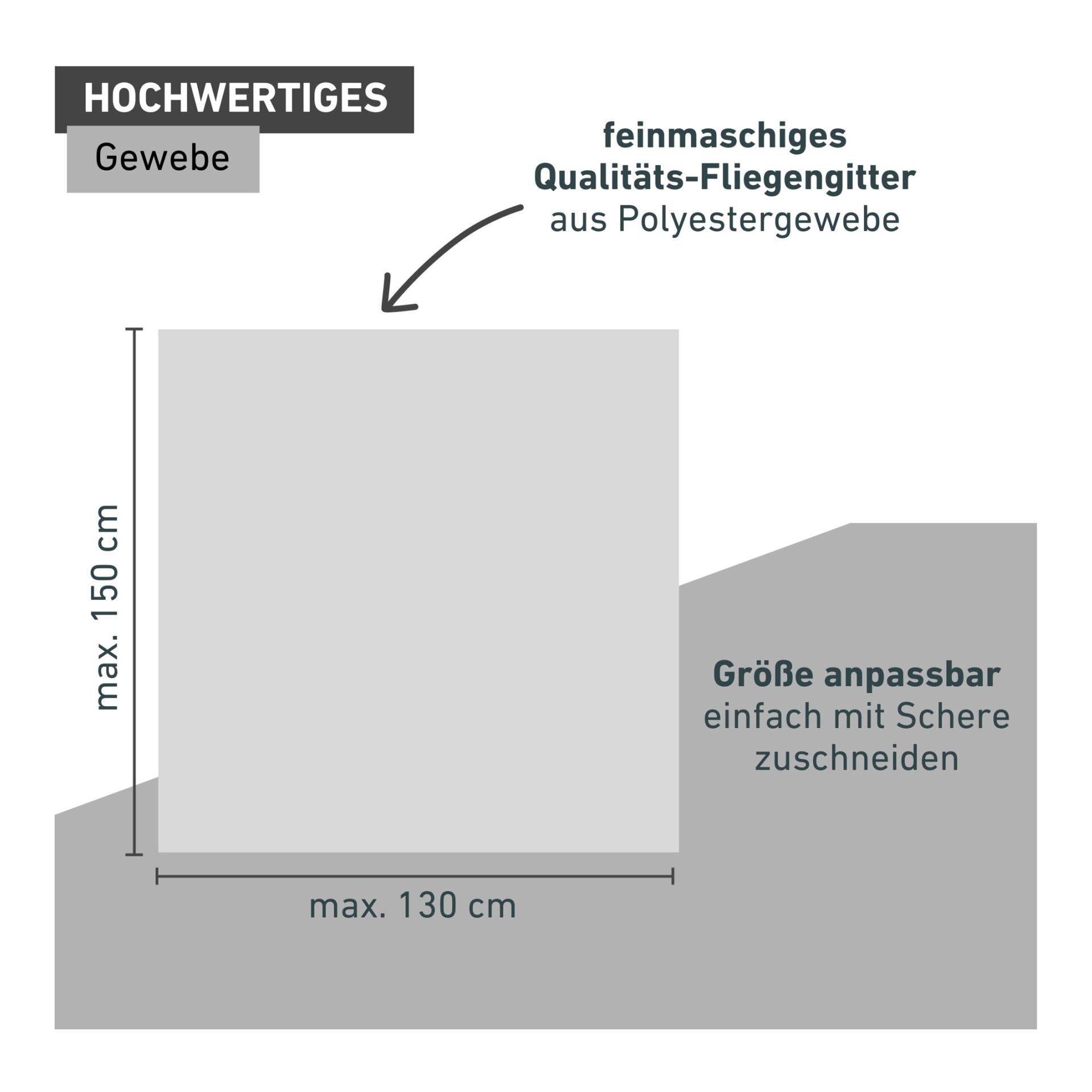 Windhager Fliegengitter für Dachfenster - weiss