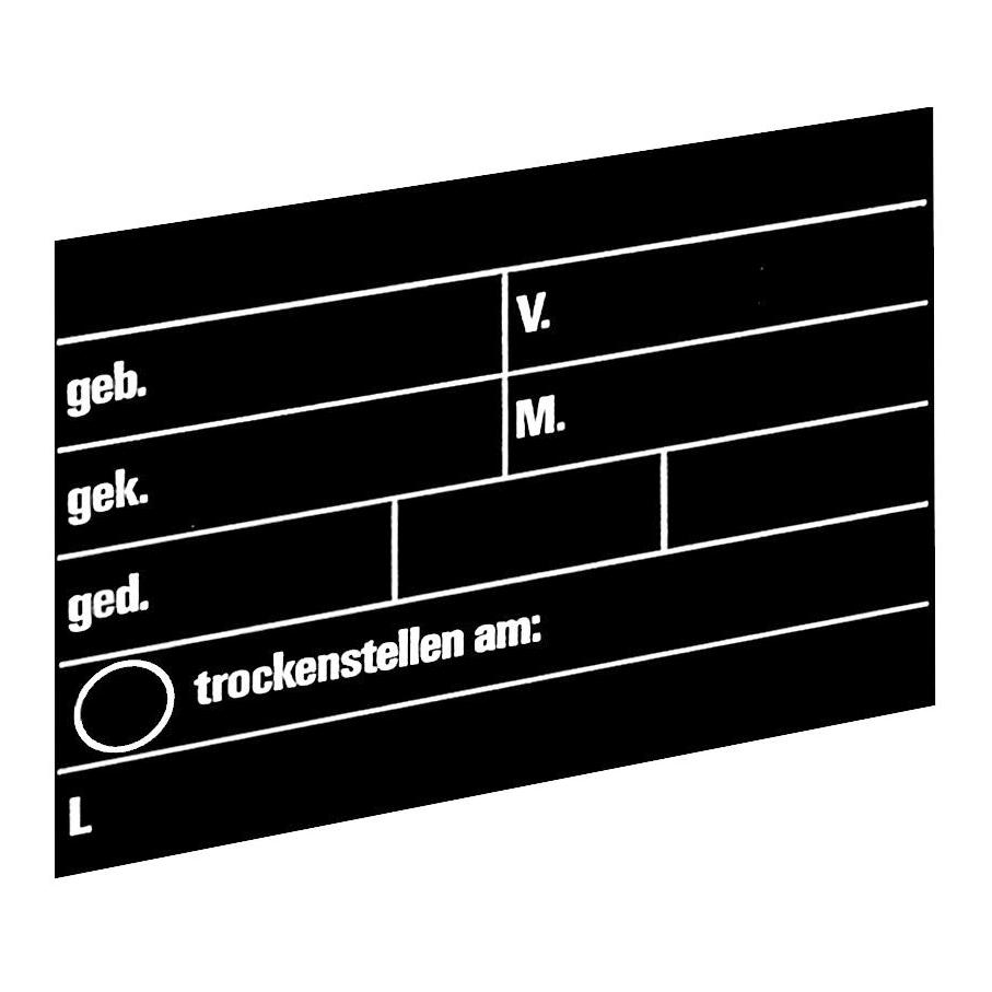Kerbl Stalltafel für Kühe Schwarz