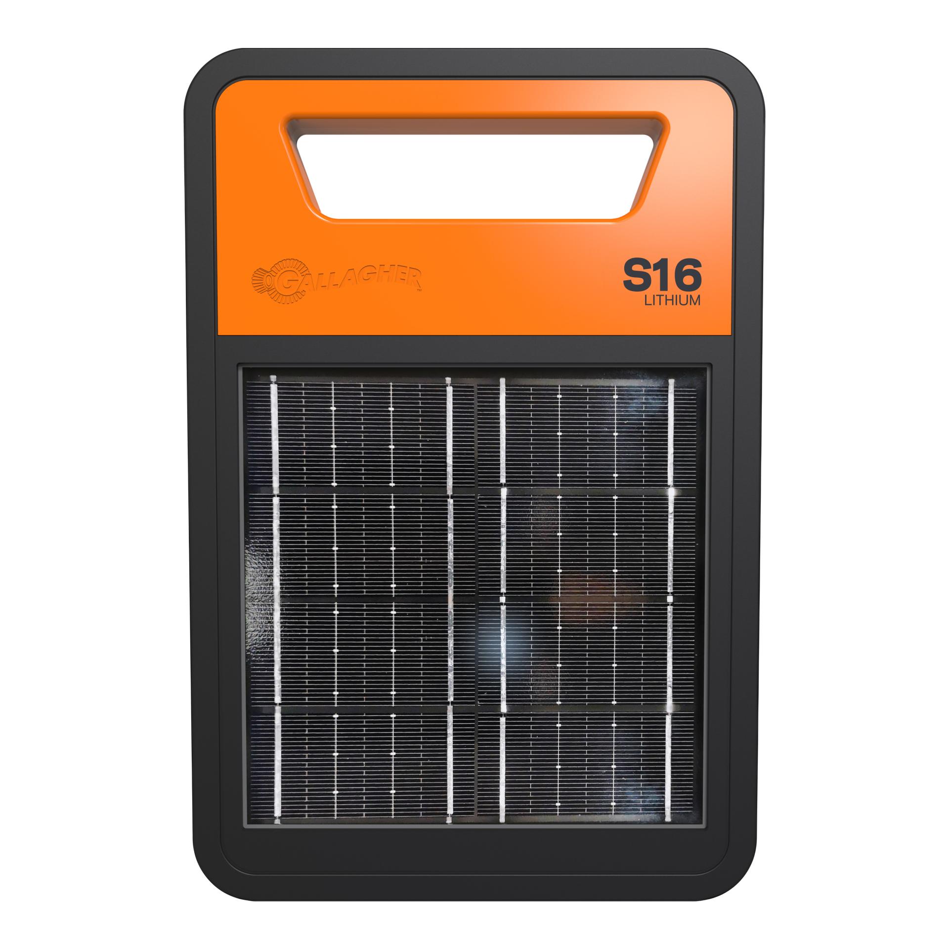 Gallagher Solargerät S16li inkl. Lithium Akku 3.2V/0.16J