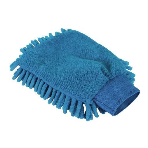 Kerbl Pet Gant de soin en microfibre - bleu