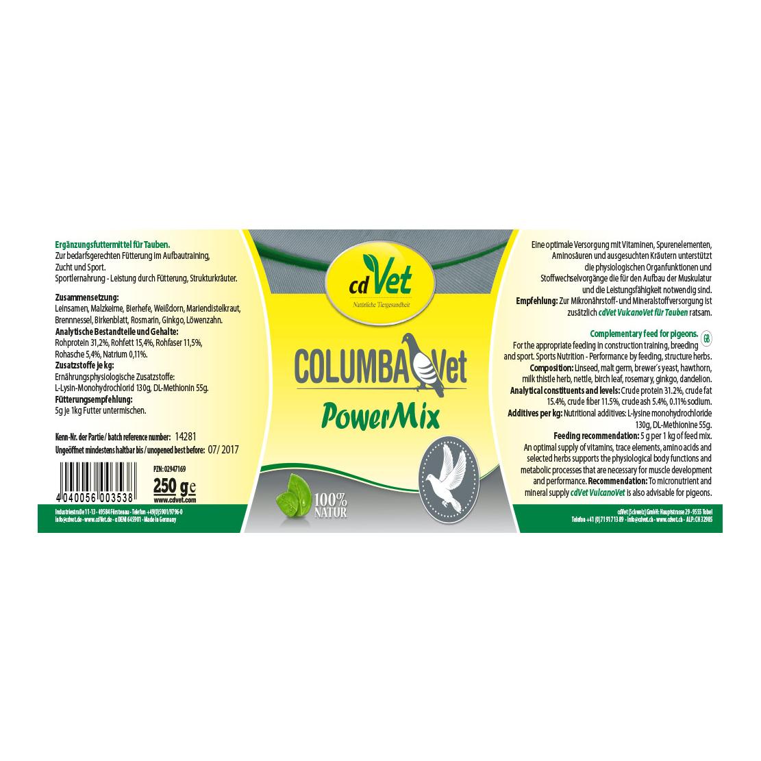 cdVet ColumbaVet PowerMix