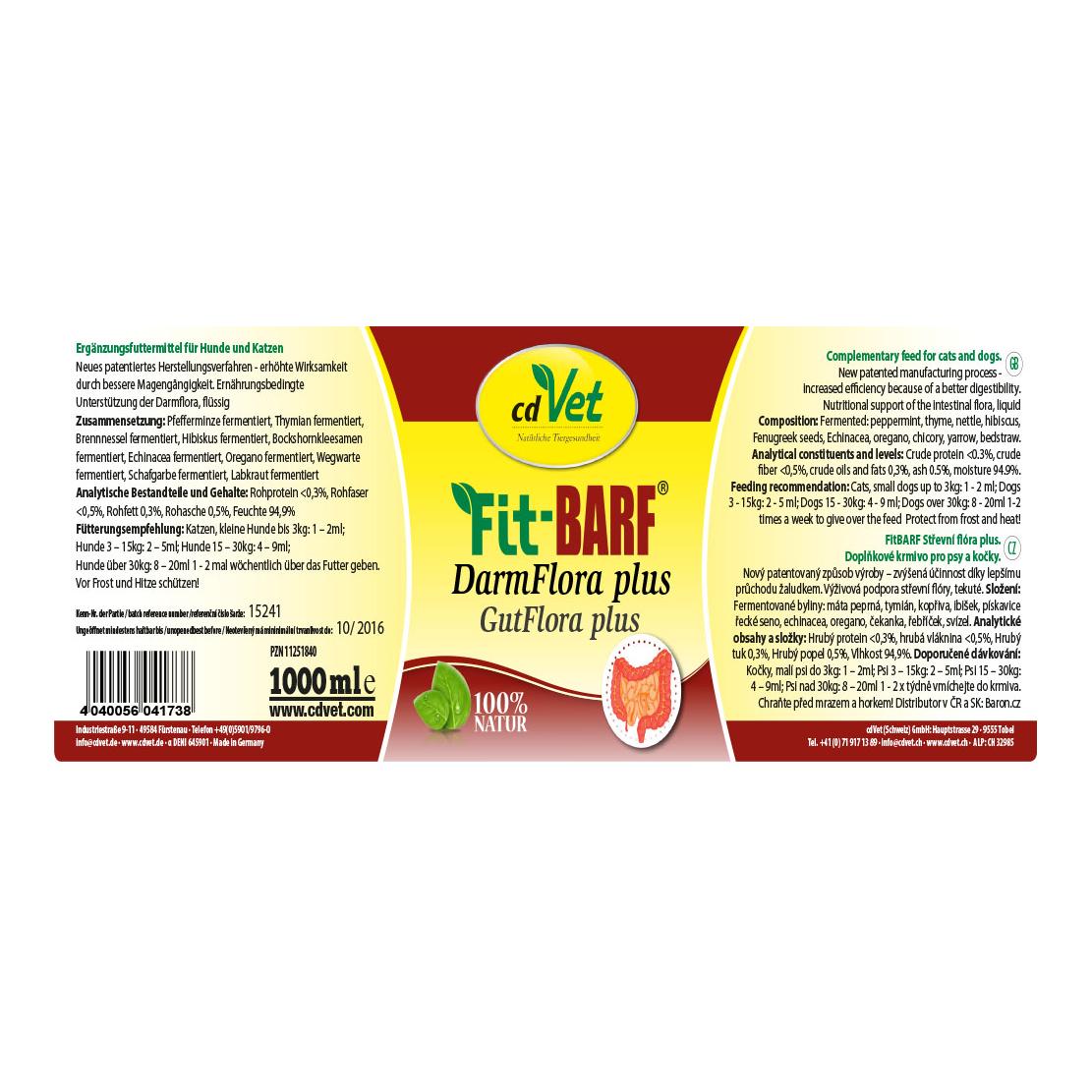 cdVet Fit-BARF DarmFlora plus