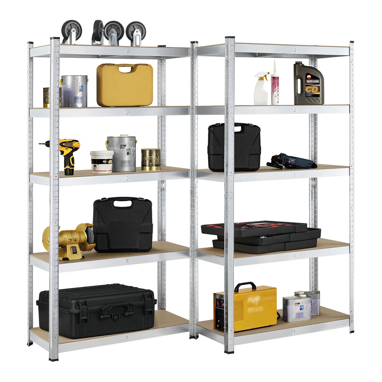 Hauptner 2er Set Lagerregal 180 x 90 x 40 cm