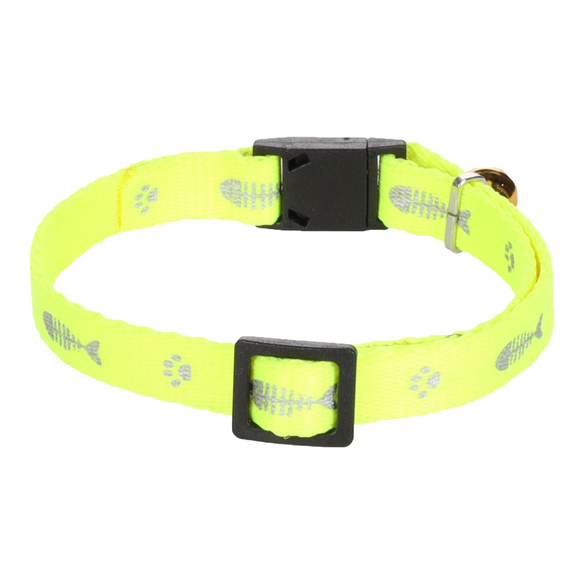 FLAMINGO Katzen Halsband Ziggi Fluo