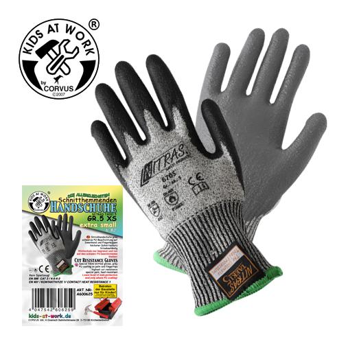 Corvus Kinder-Handschuhe schnitthemmend