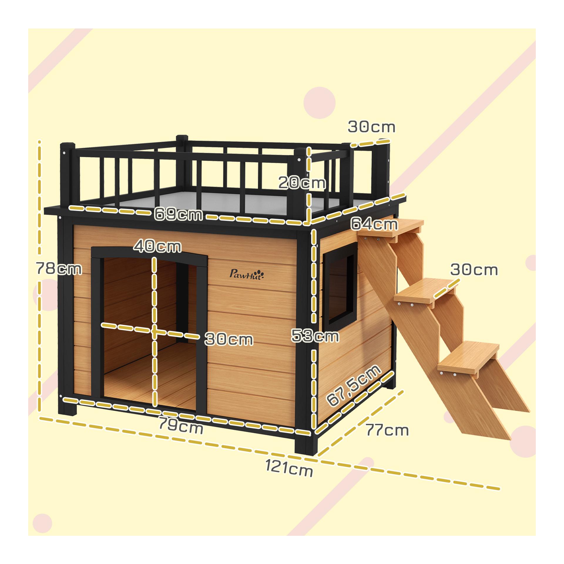 Mainer Hundehütte mit Dachterrasse