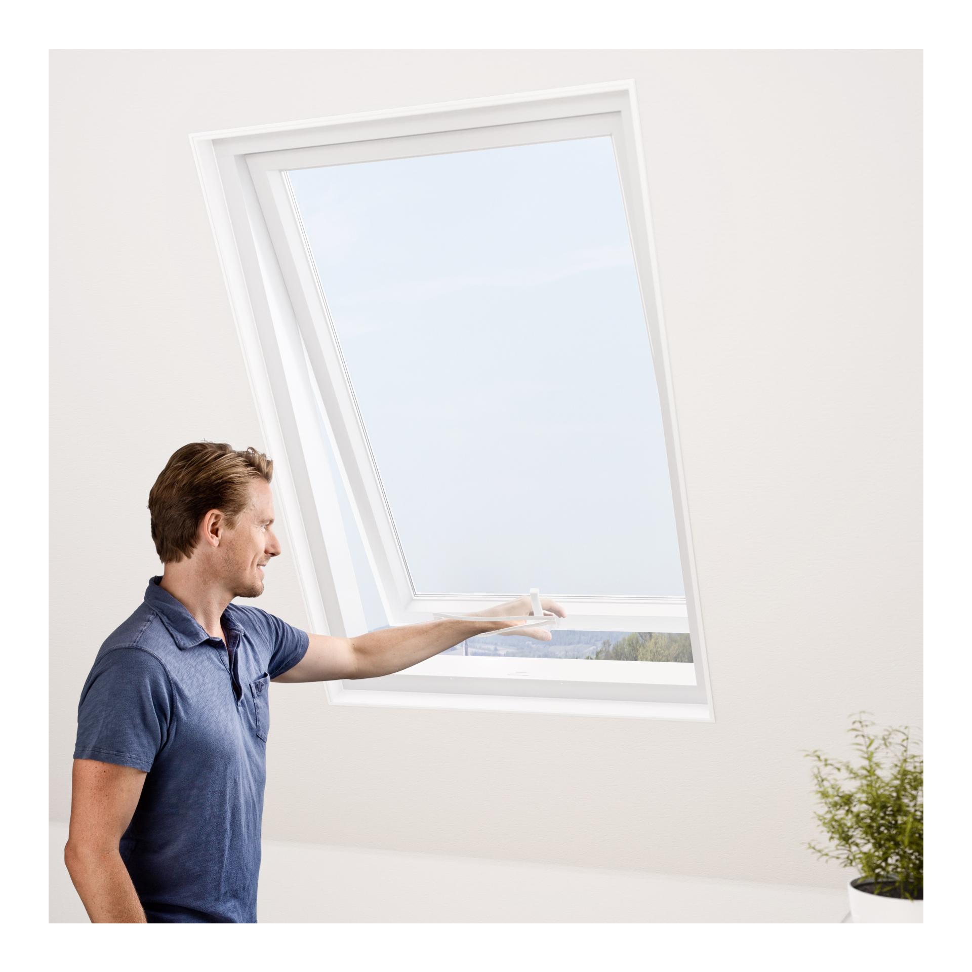 Windhager Fliegengitter für Dachfenster - weiss