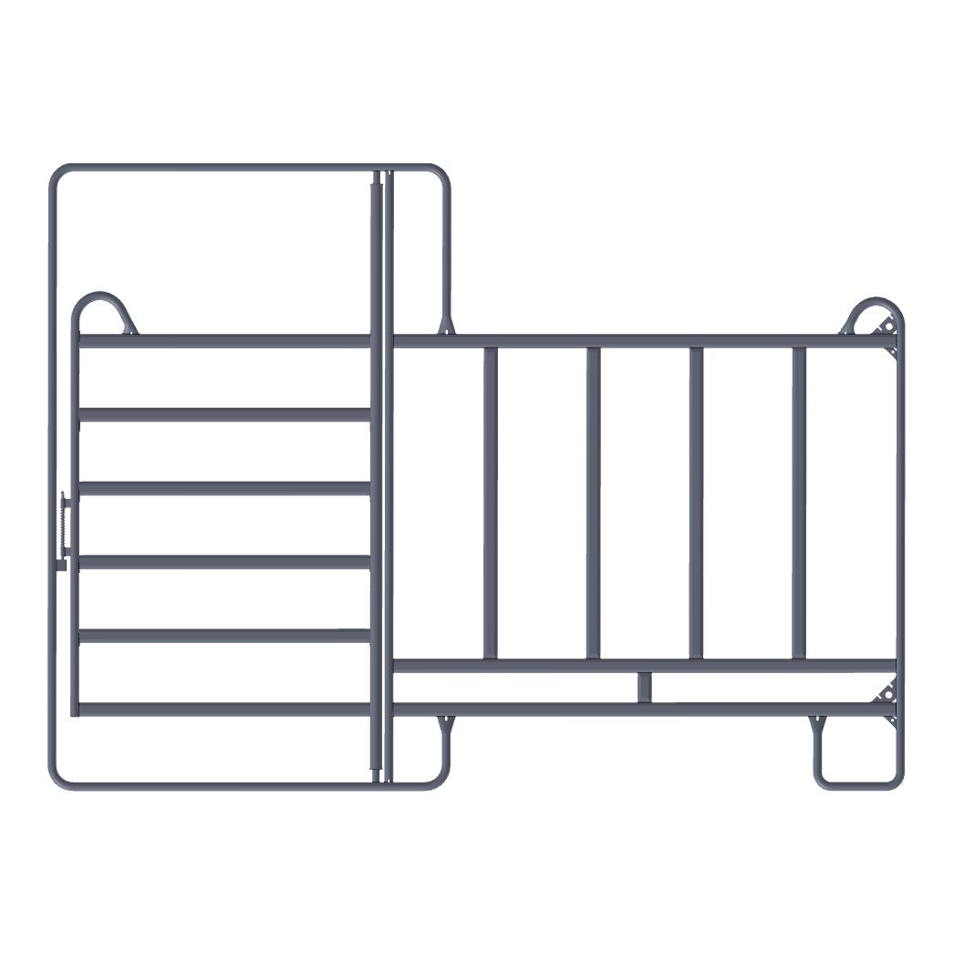 Hauptner Weidepanel mit Fressgitter und Tor