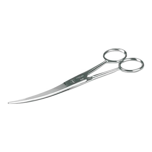 Kerbl Pet Edelstahlschere, gebogen, spitzig