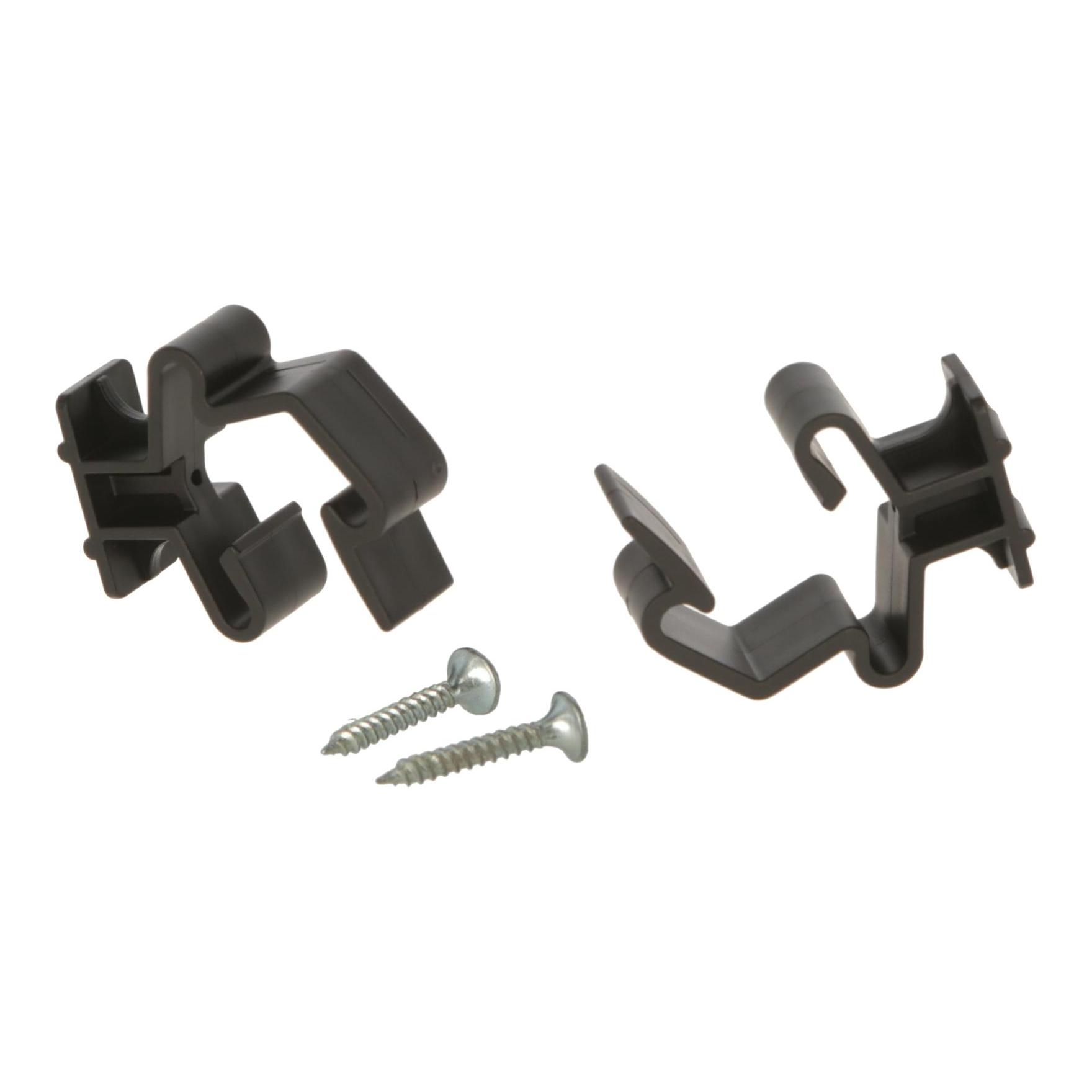 AKO T-Pfosten Universalclip Set Schwarz