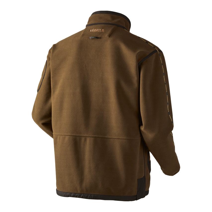 Härkila Kamko Fleecejacke wendbar - Hunting Green/Orange Blaze