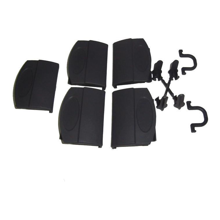 Kerbl Pet Ersatzclips- und Klammern für Transportbox Gulliver A811696 Schwarz
