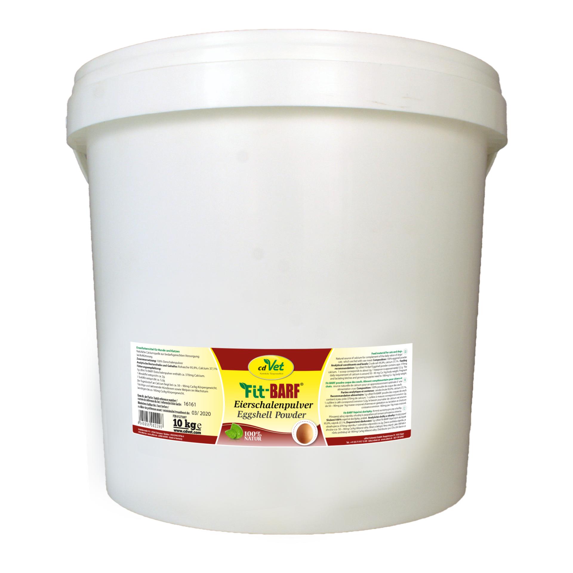cdVet Fit-BARF Poudre de coquille d'œuf