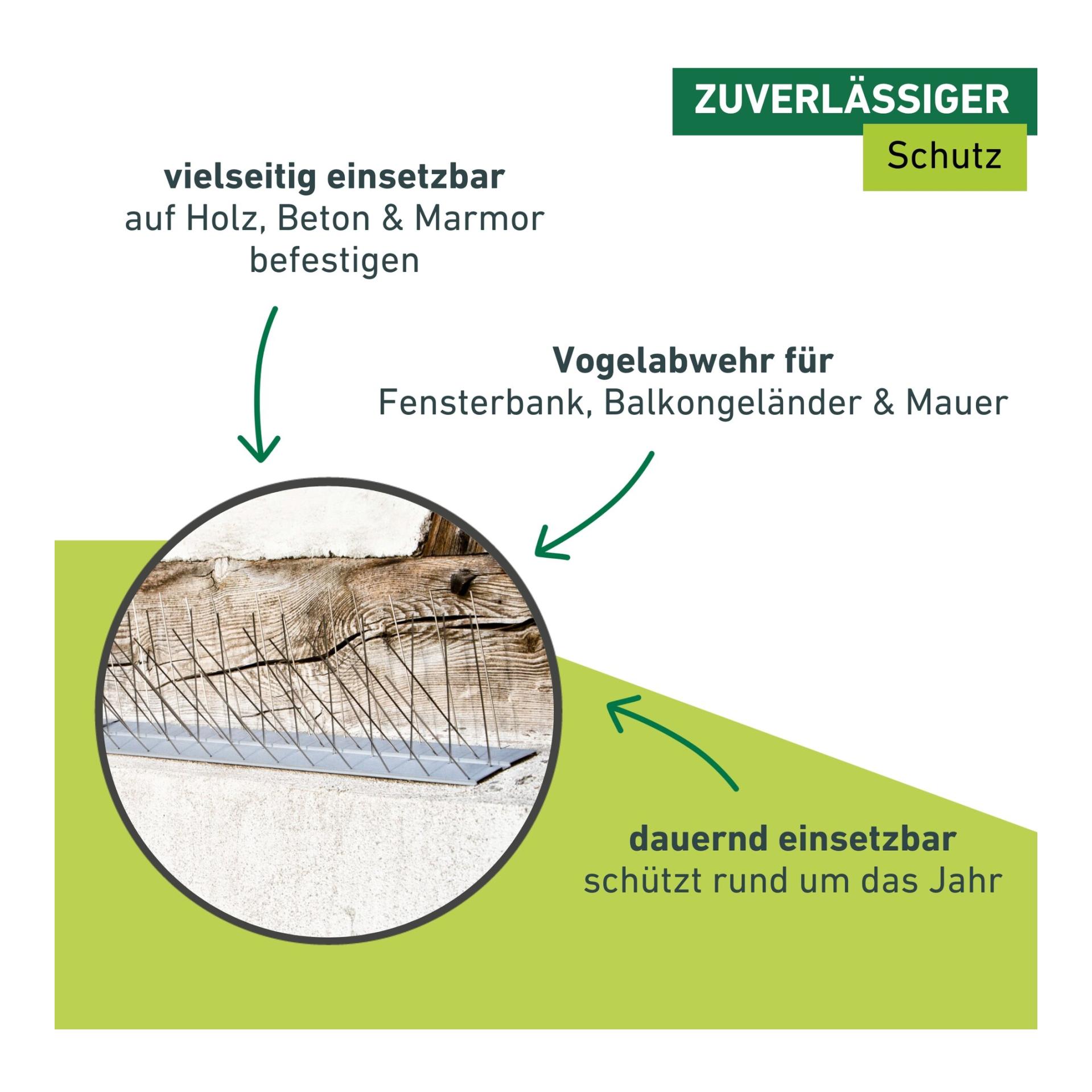 Windhager Système ALU-PROFI pour repousser les pigeons