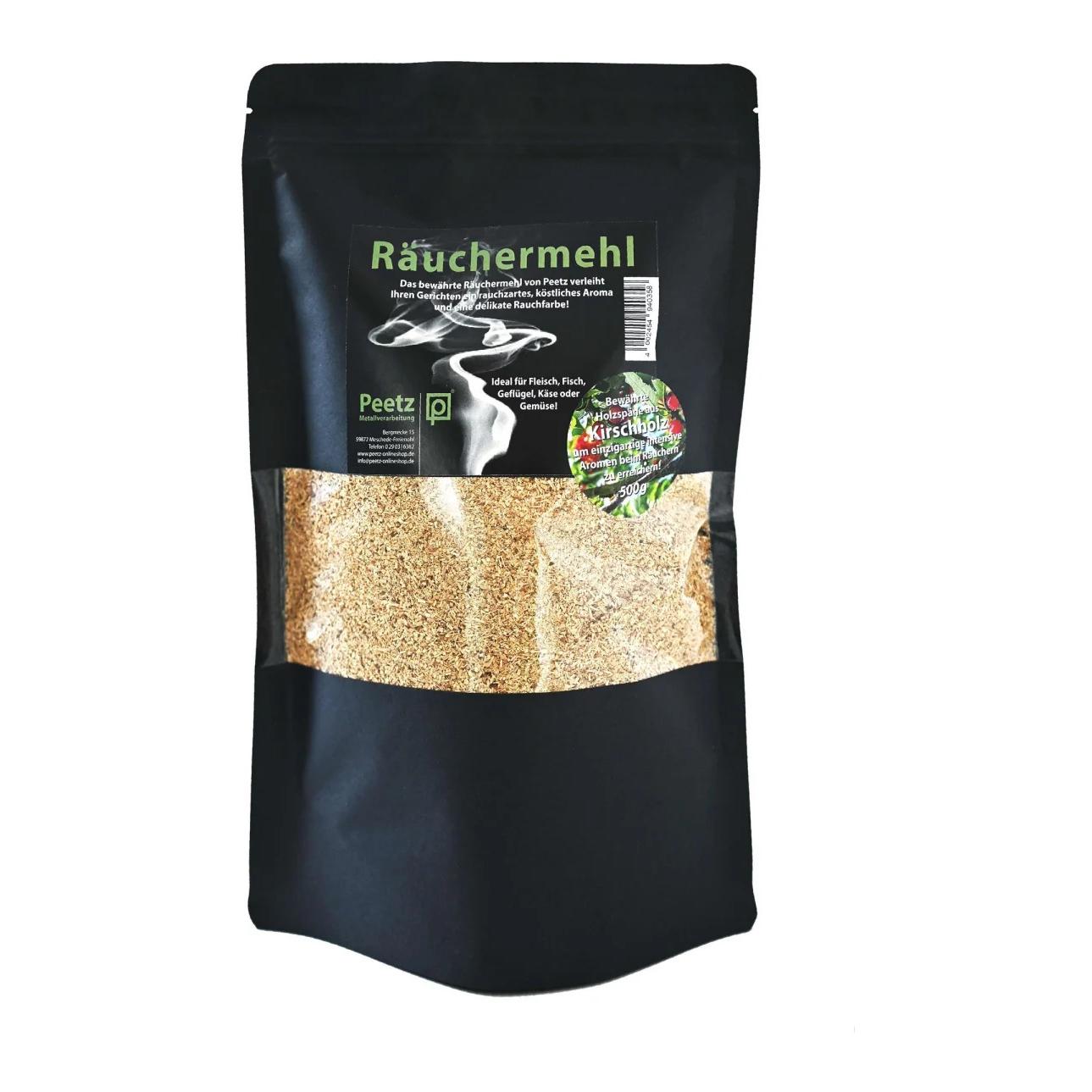 Peetz Farine fumée à la cerise, 500 g, sachet refermable