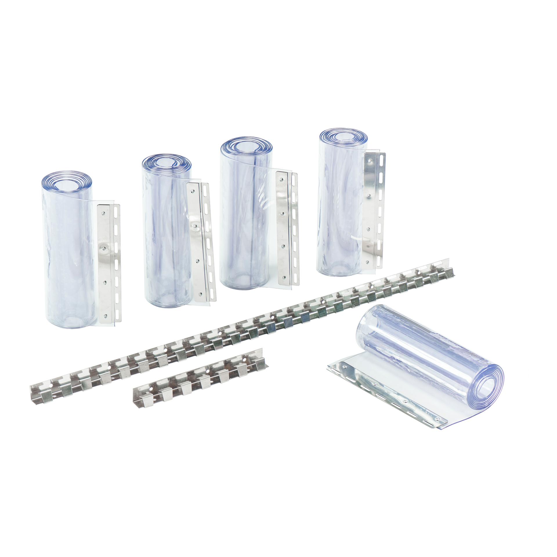 Kerbl Streifenvorhang-Set PVC