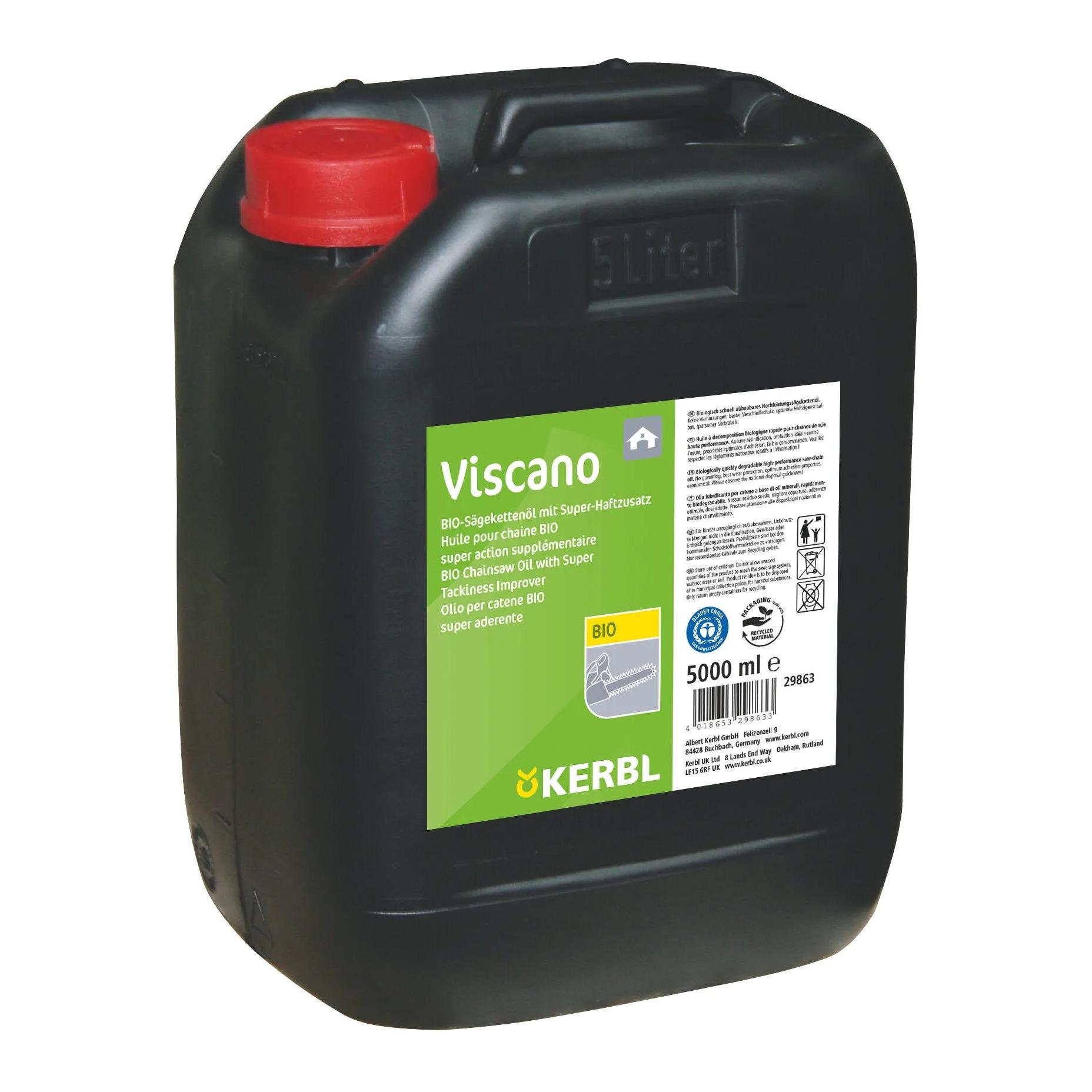 Kerbl Huile biologique pour chaînes de tronçonneuse VISCANO