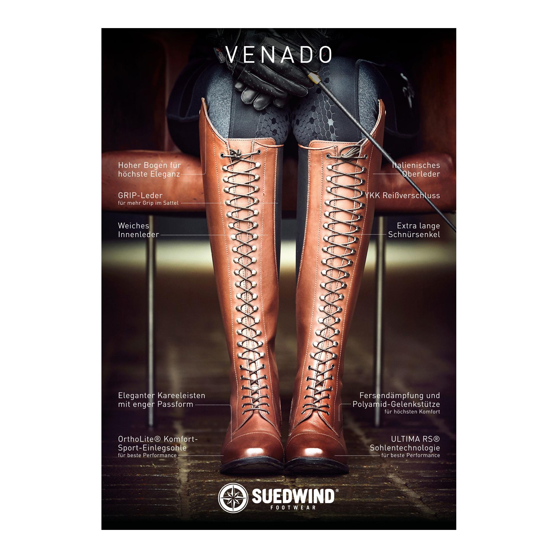 Suedwind Footwear Reitstiefel Legacy Venado Damen - braun