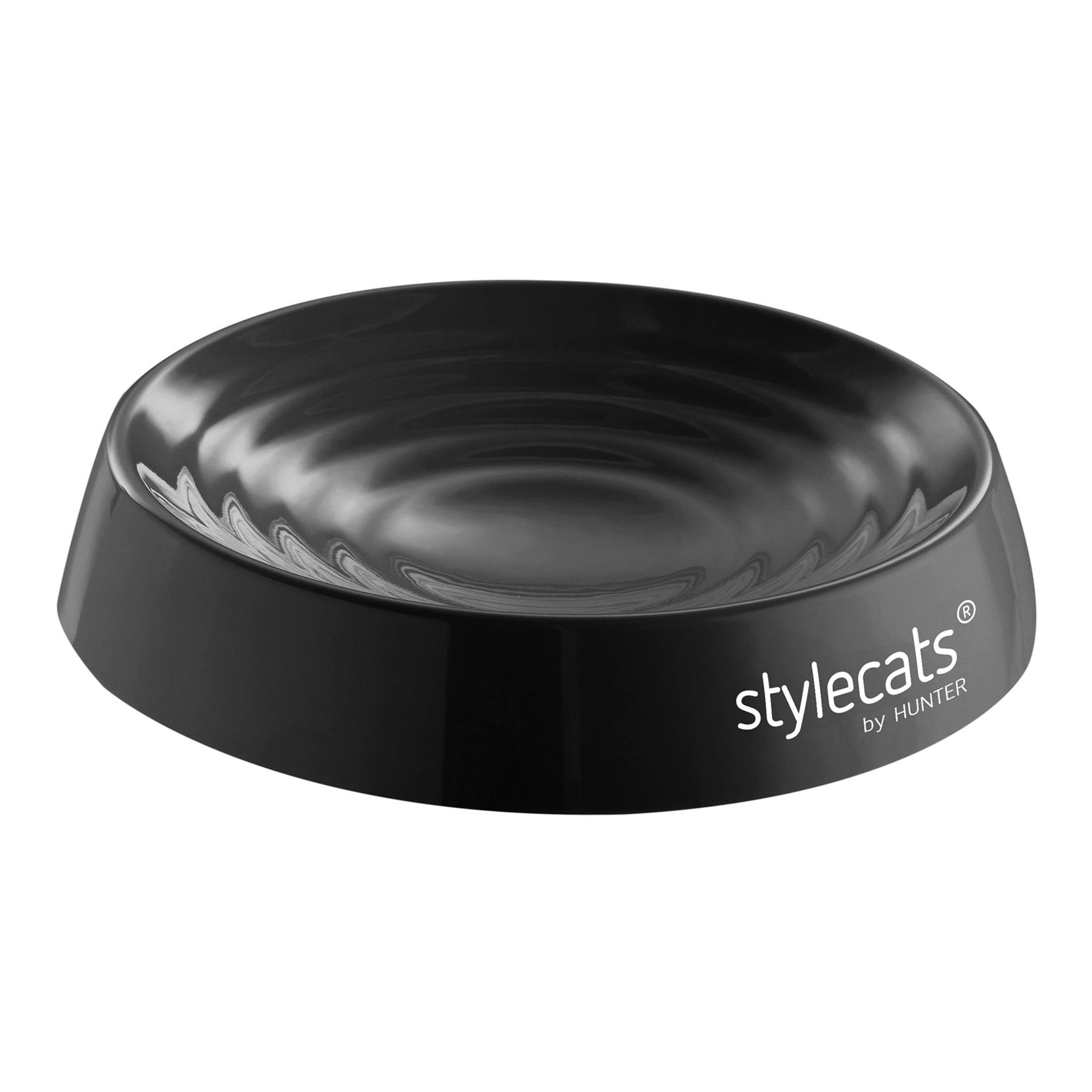 Stylecats by Hunter Gamelle en mélamine pour chat Moulins - noir
