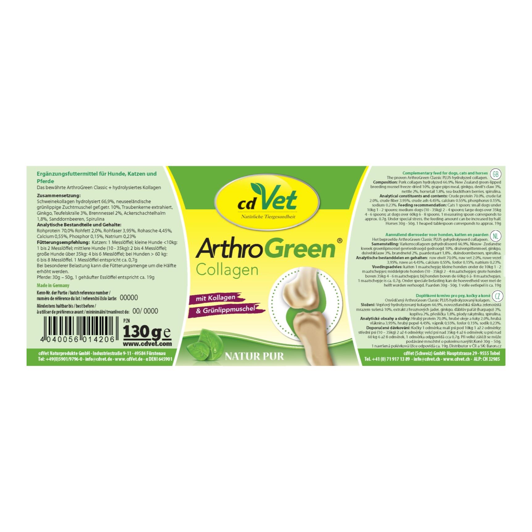 cdVet ArthroGreen Collagène