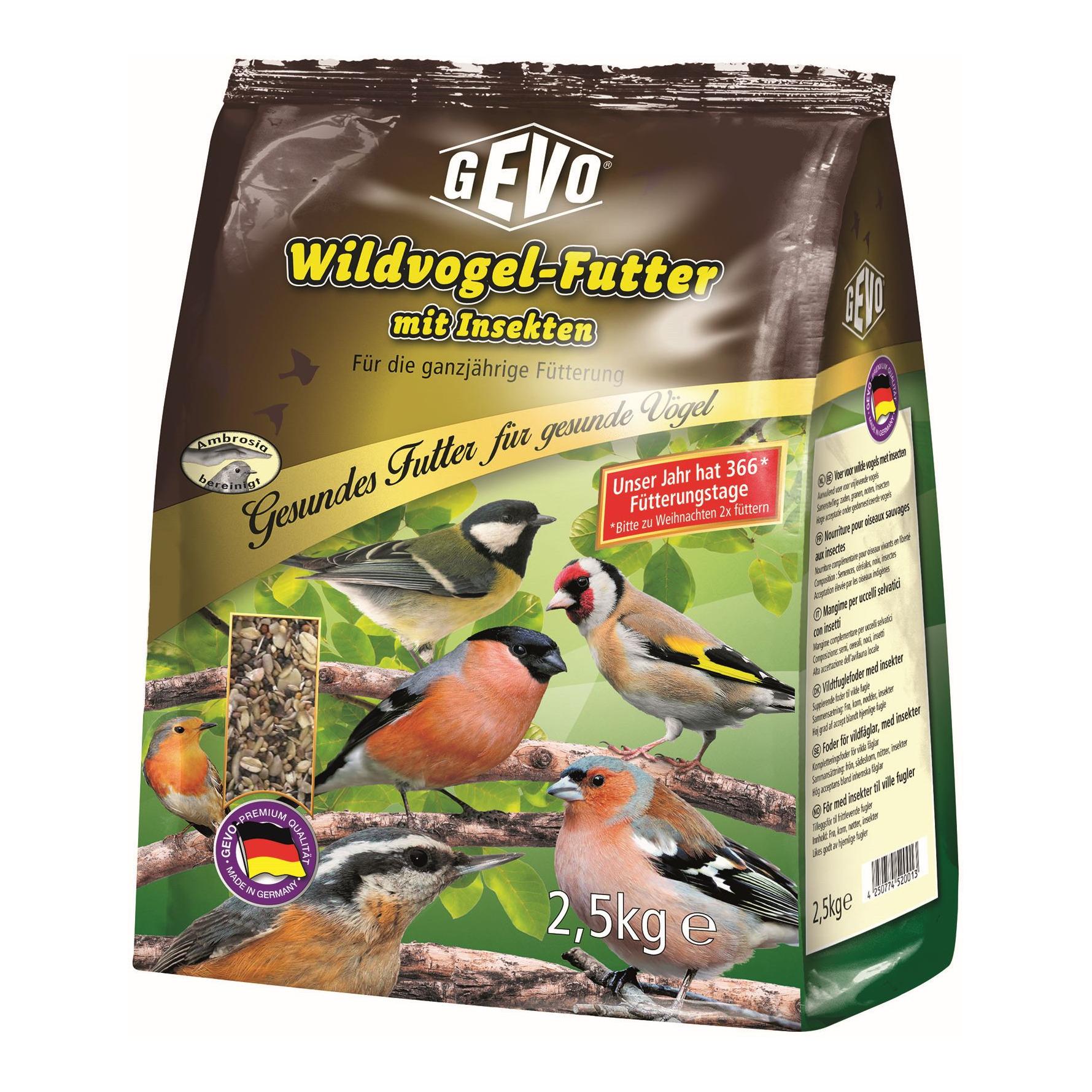 GEVO Wildvogelfutter mit Insekten