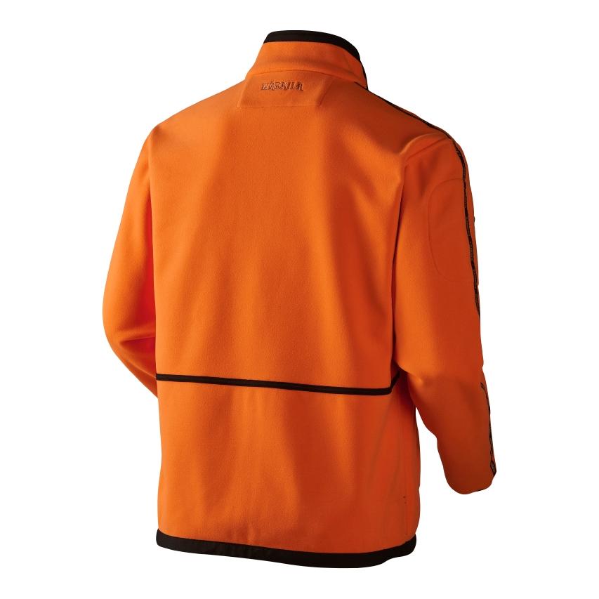 Härkila Kamko Fleecejacke wendbar - Hunting Green/Orange Blaze