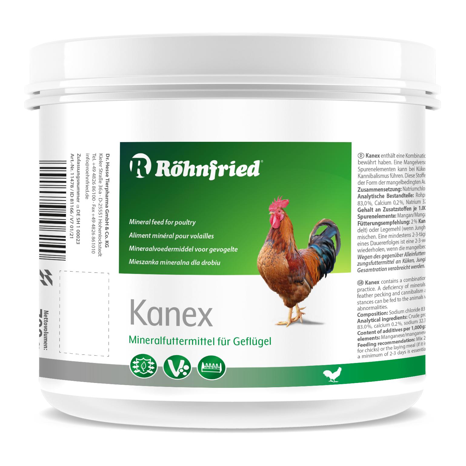 Röhnfried Kanex - Mineralien & Spurenelemente für Geflügel Neutral