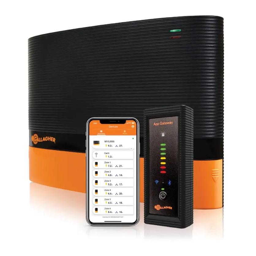 Gallagher Solarbox MBS1000i avec passerelle d'application