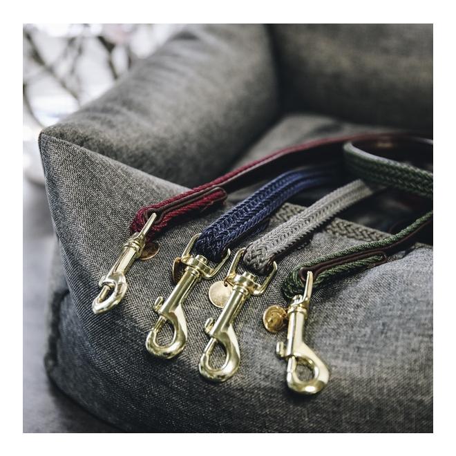 Kentucky Dogwear Laisse pour chien tressée en nylon - vert olive