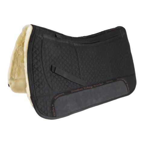 F.R.A Western Pad klassisch gross Schwarz/Natur