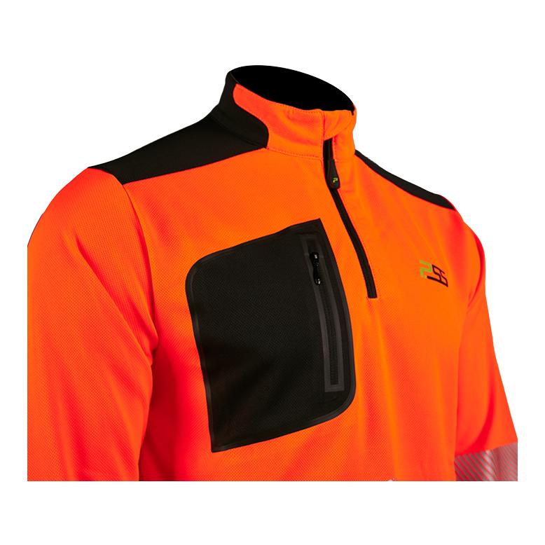 PSS X-treme Skin Funktionsshirt langarm EN20471 - orange