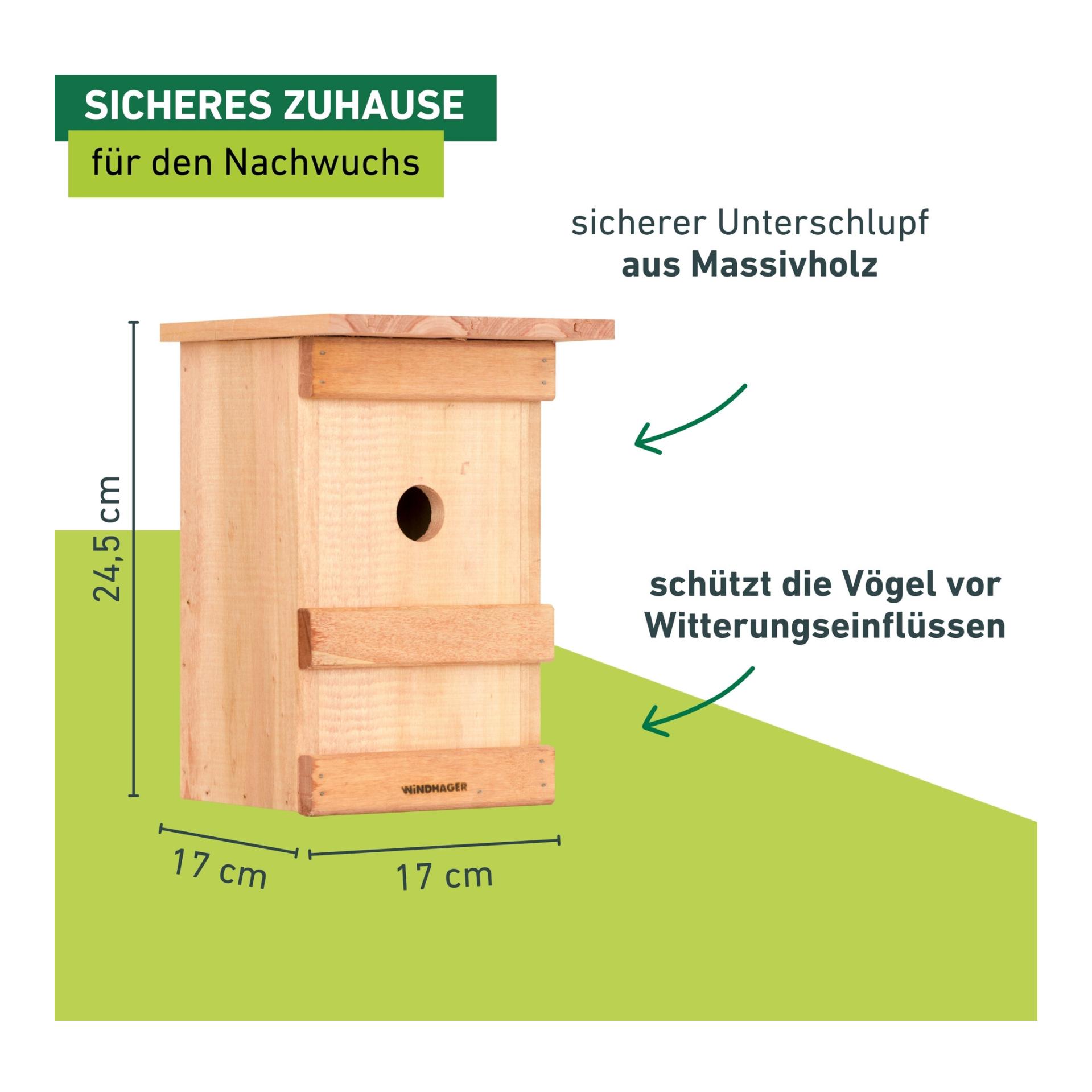 Windhager Nistkasten Birdy - natur