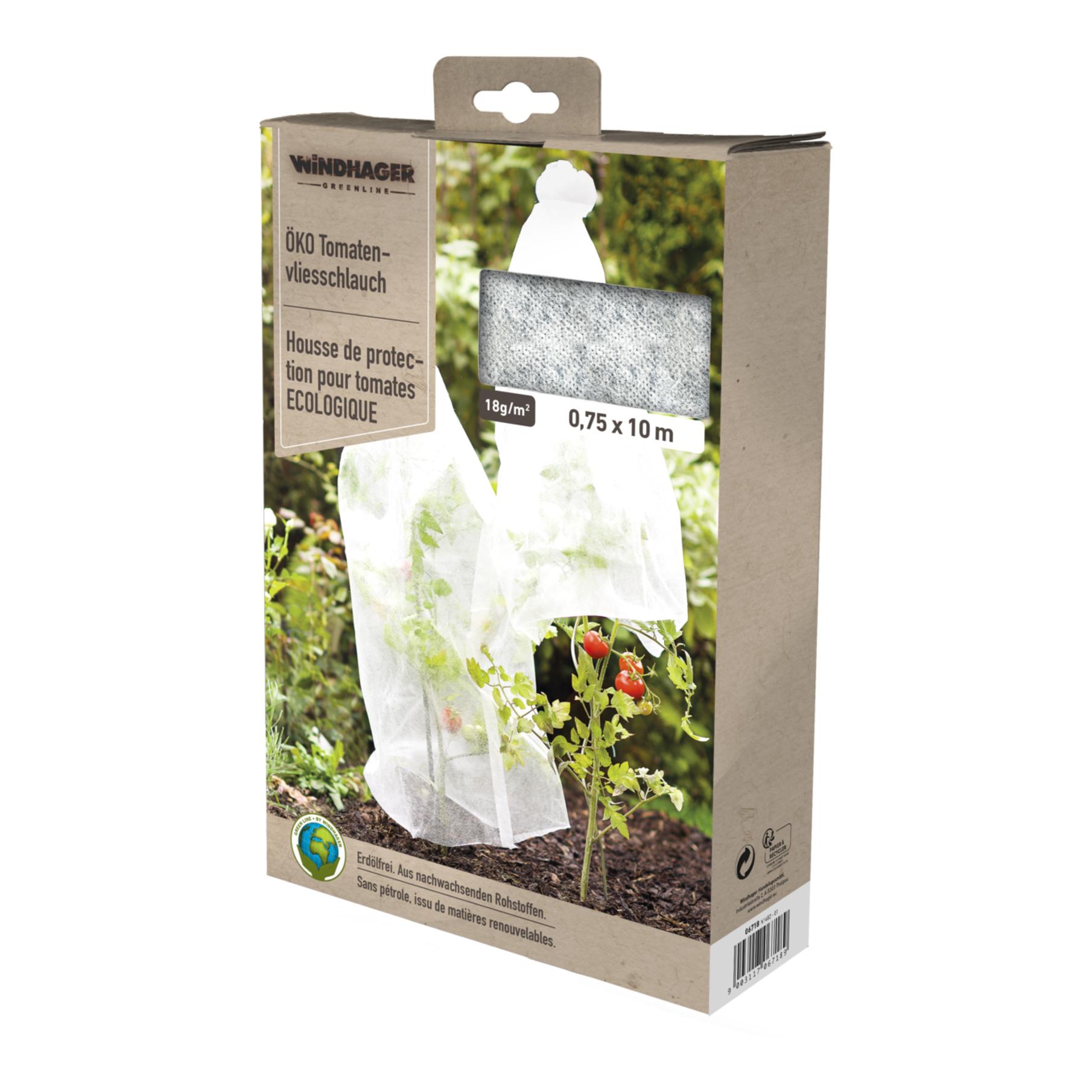 Windhager Tomaten-Vliesschlauch Greenline Weiss