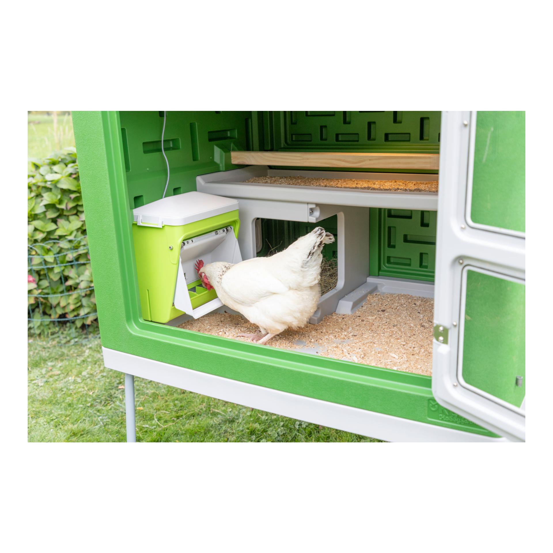 SmartCoop Distributeur automatique de nourriture avec clapet de protection