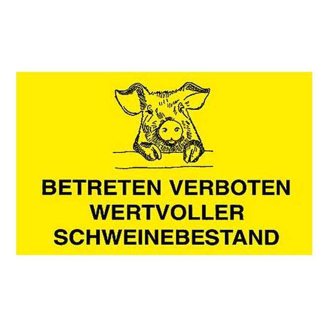Siepmann Betreten verboten Schild