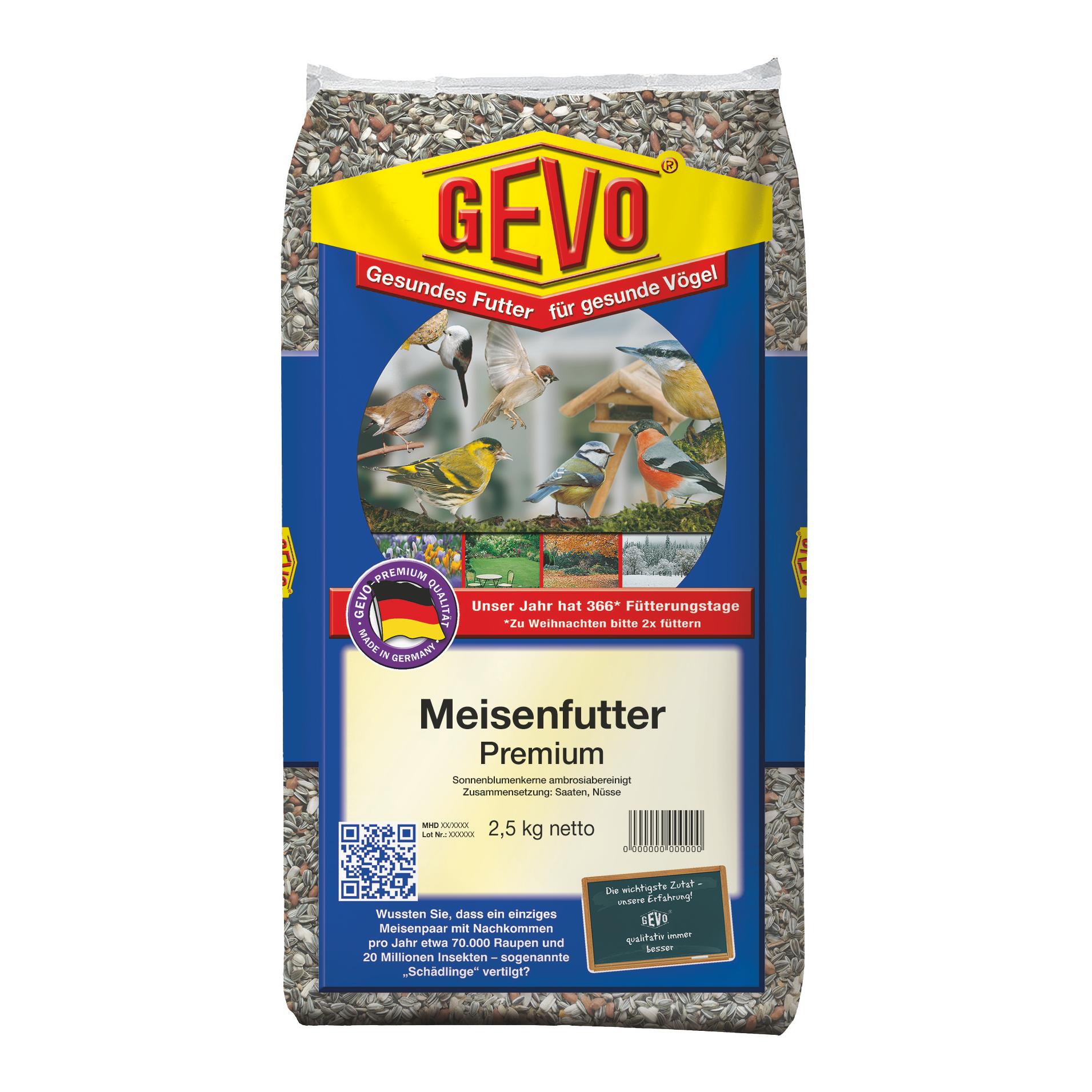 GEVO Meisenfutter Premium, mit sehr hohem Anteil an Nüssen