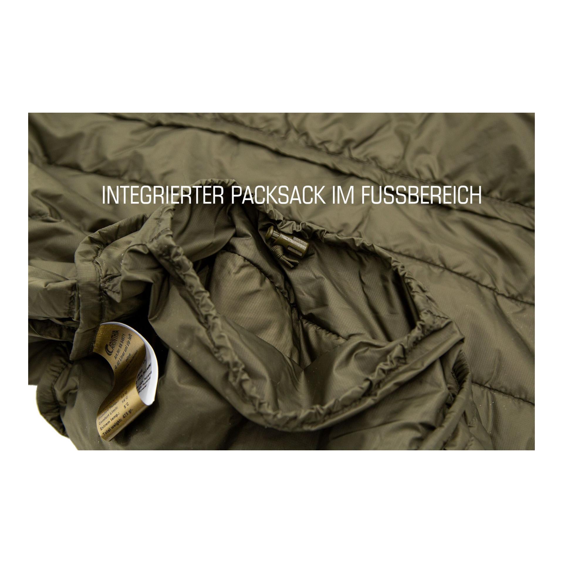 Carinthia G40 Liner Schlafsack - Olive
