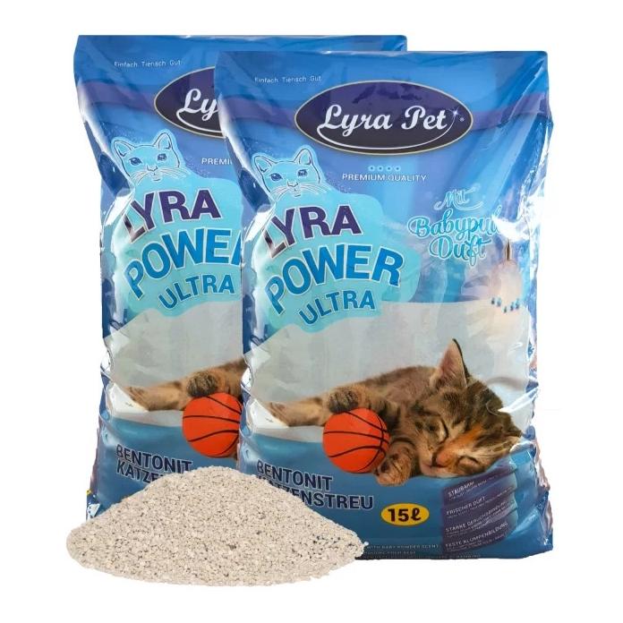Lyra Pet Lyra Power ULTRA excellente litière pour chats 30 litres