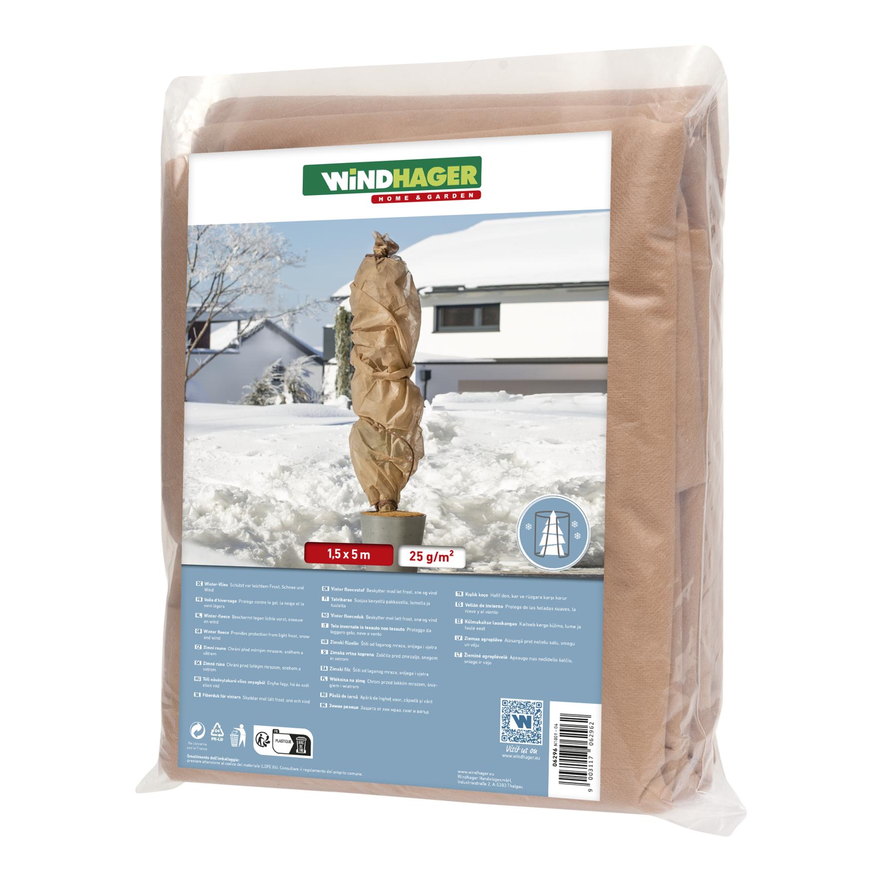 Windhager Winter-Vlies BASIC Braun