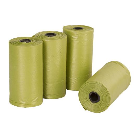 Kerbl Pet Hundekotbeutel 4x 20 Stk biologisch abbaubar - grün