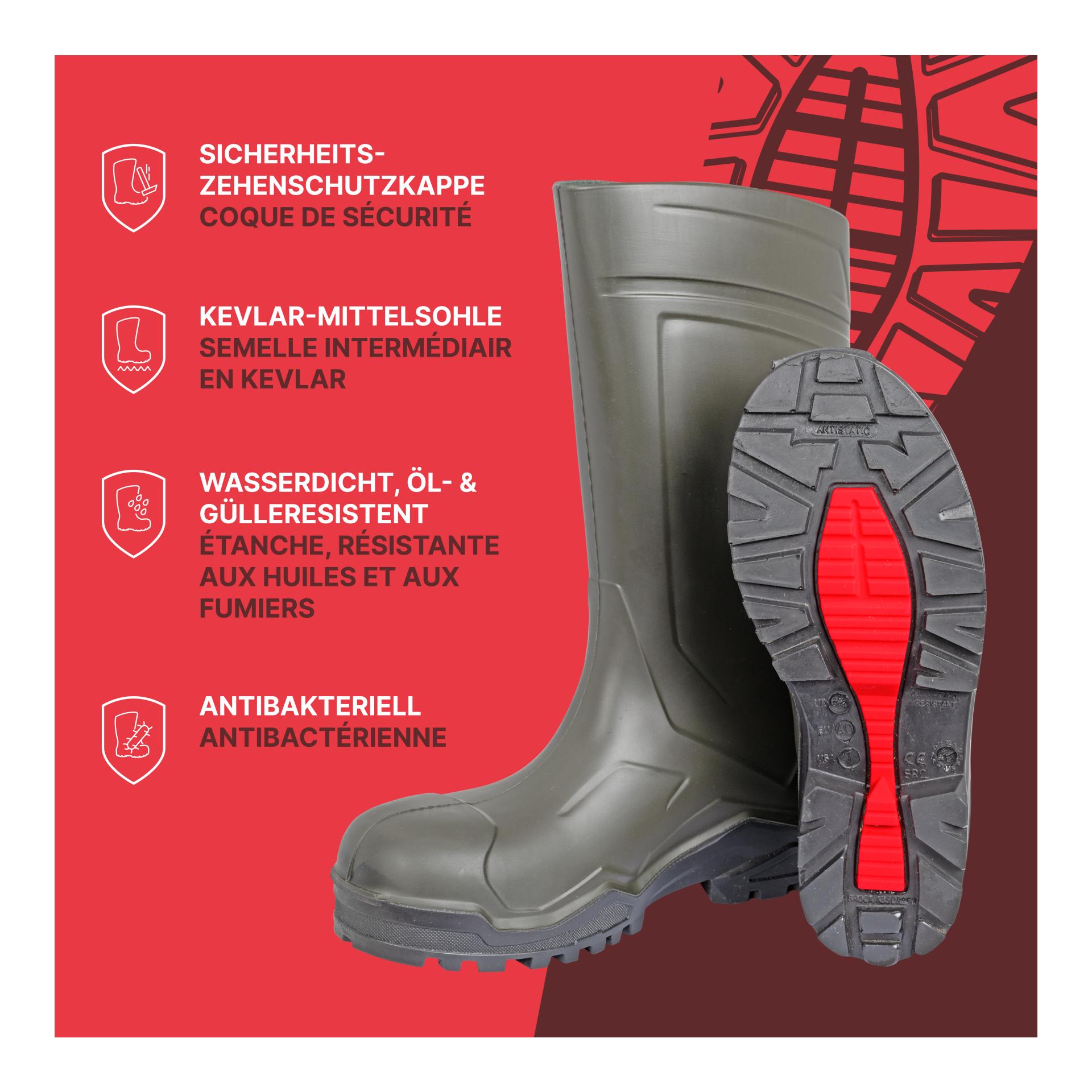 Mainer High Performance Kevlar Safety Boot S5 - Gummistiefel