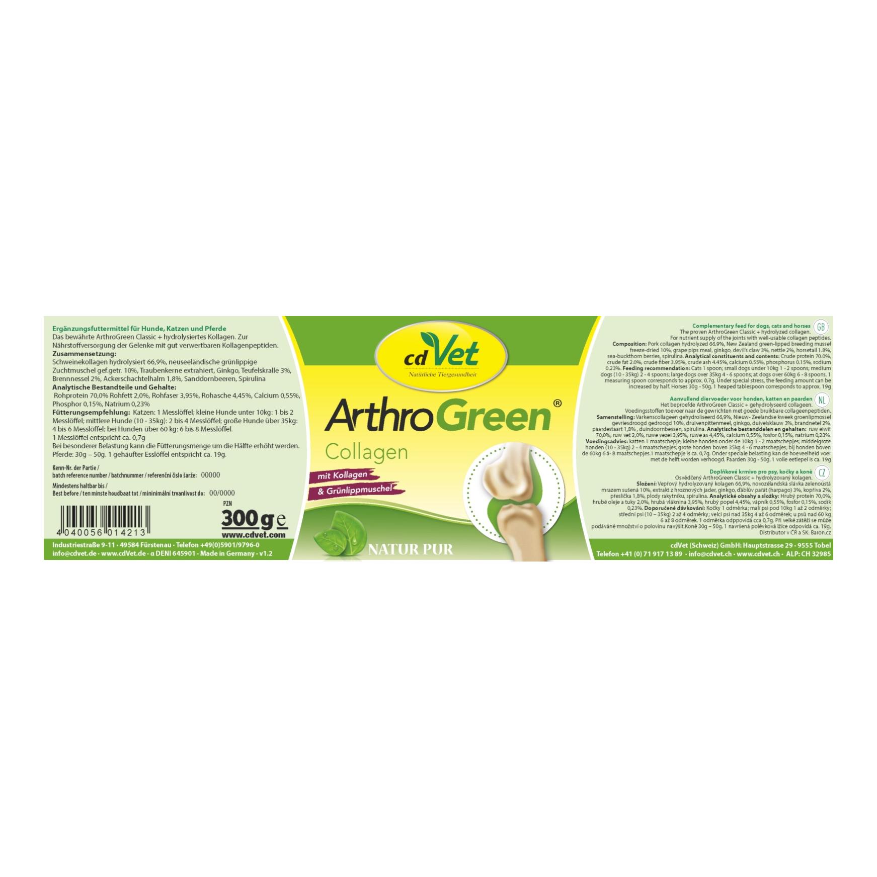 cdVet ArthroGreen Collagène