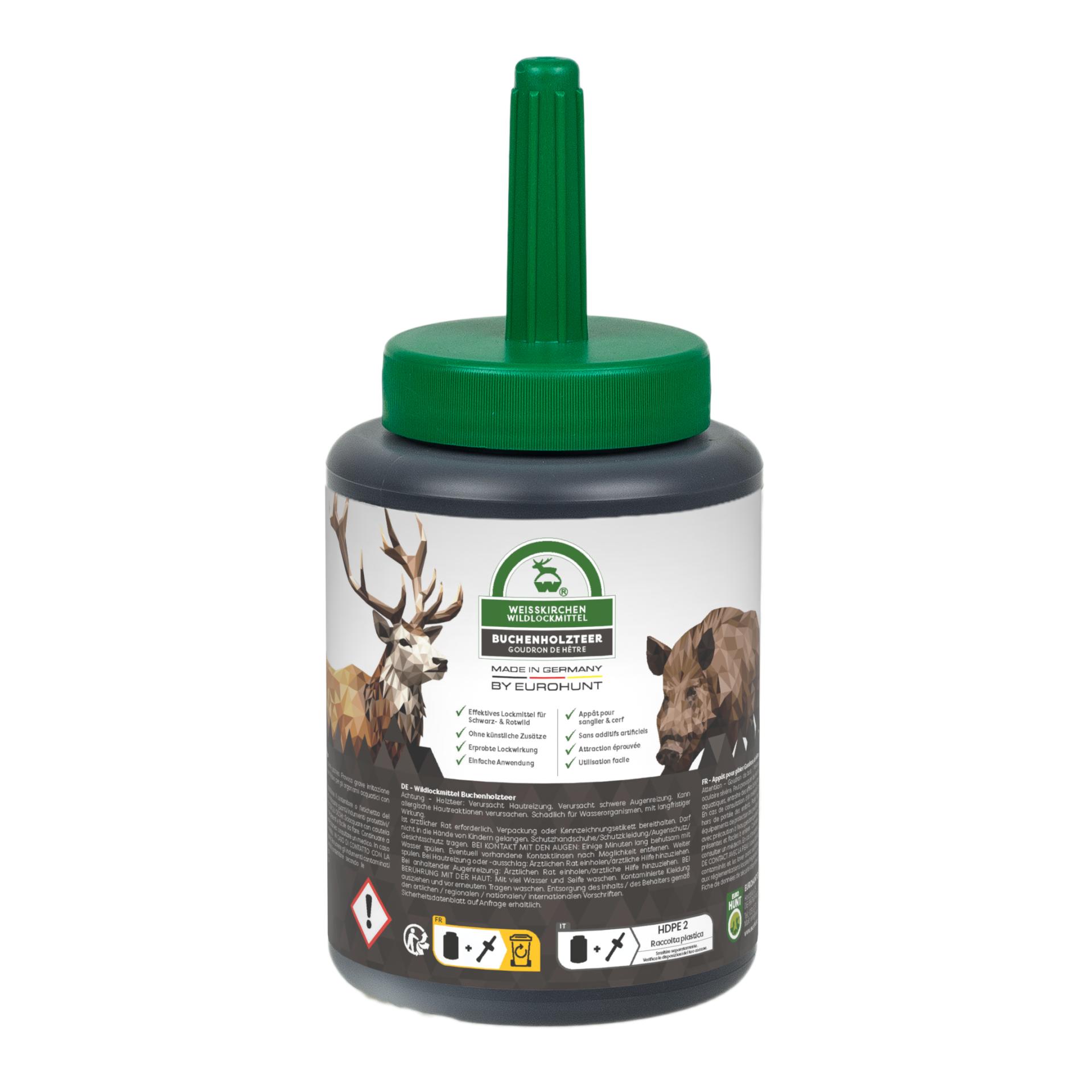 Weisskirchen Buchenholzteer - 500 ml Dose + Pinsel