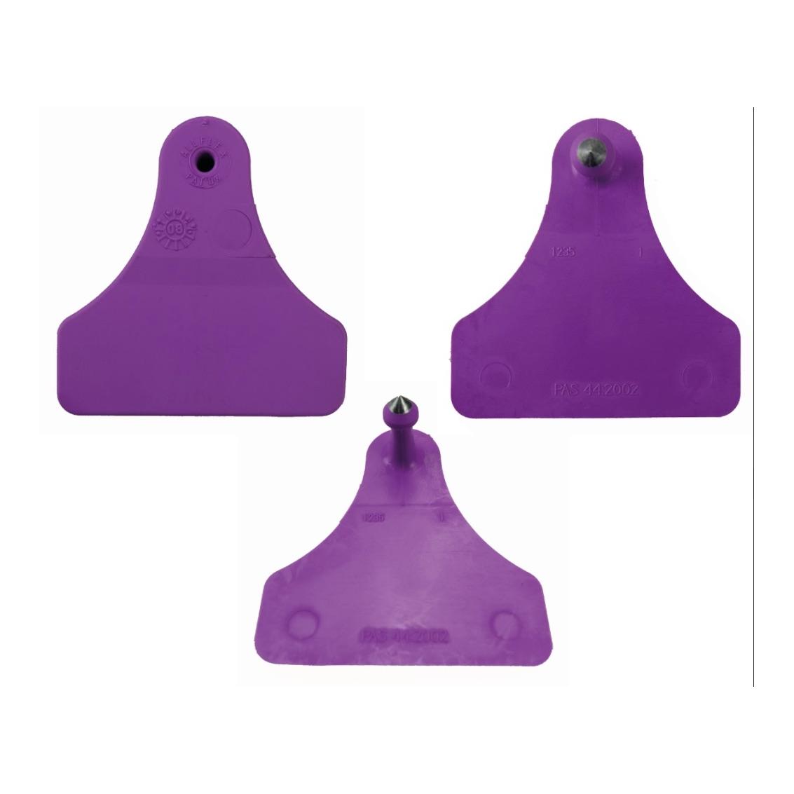 Allflex Ohrmarken Allflex - Junior violett - Female Lochteil