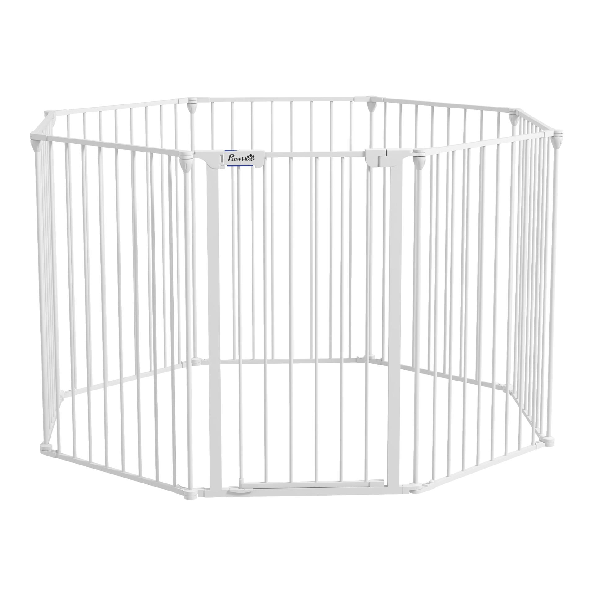 Mainer Welpenauslauf weiss mit 8 Gitter