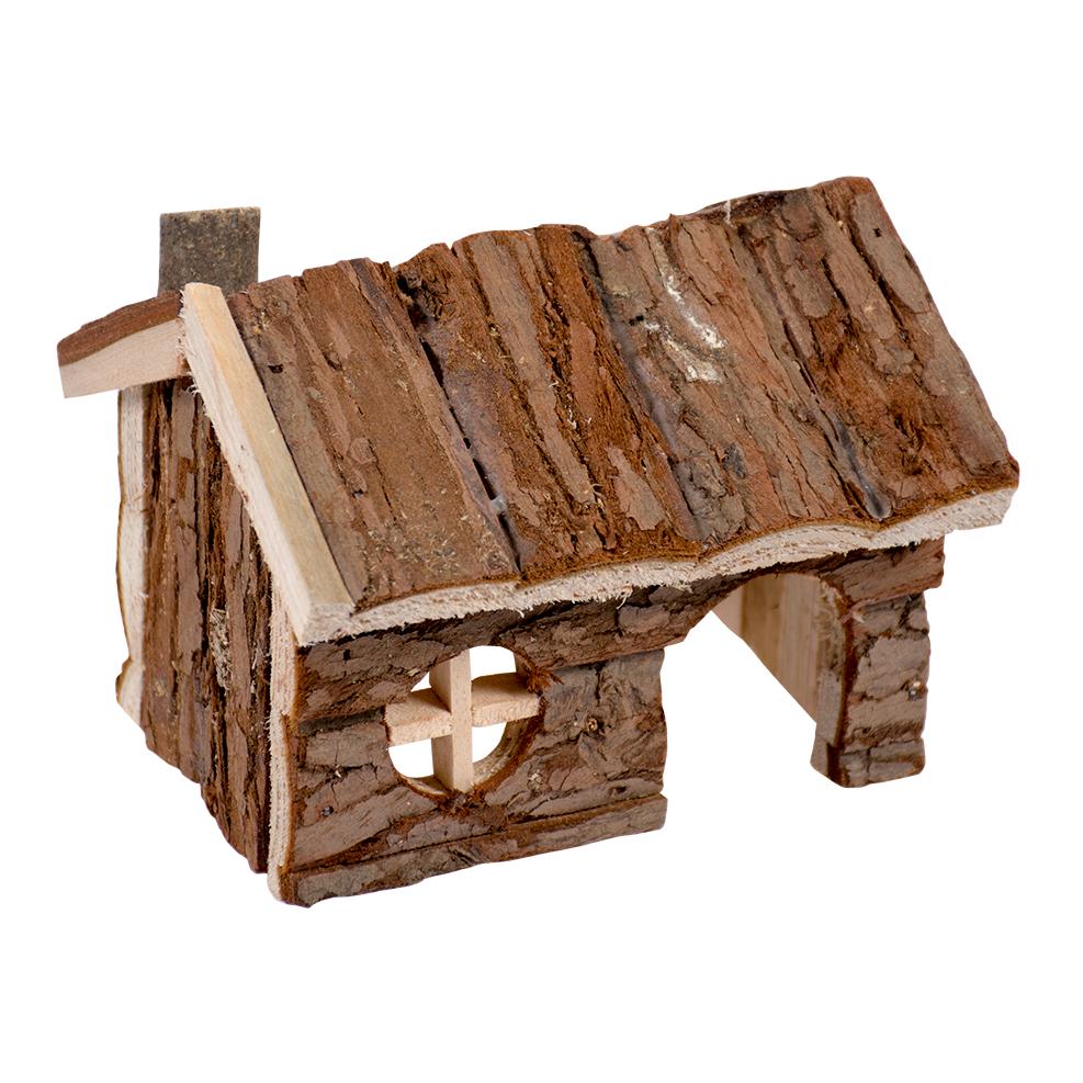 Laroy Holzlodge aus Rinde