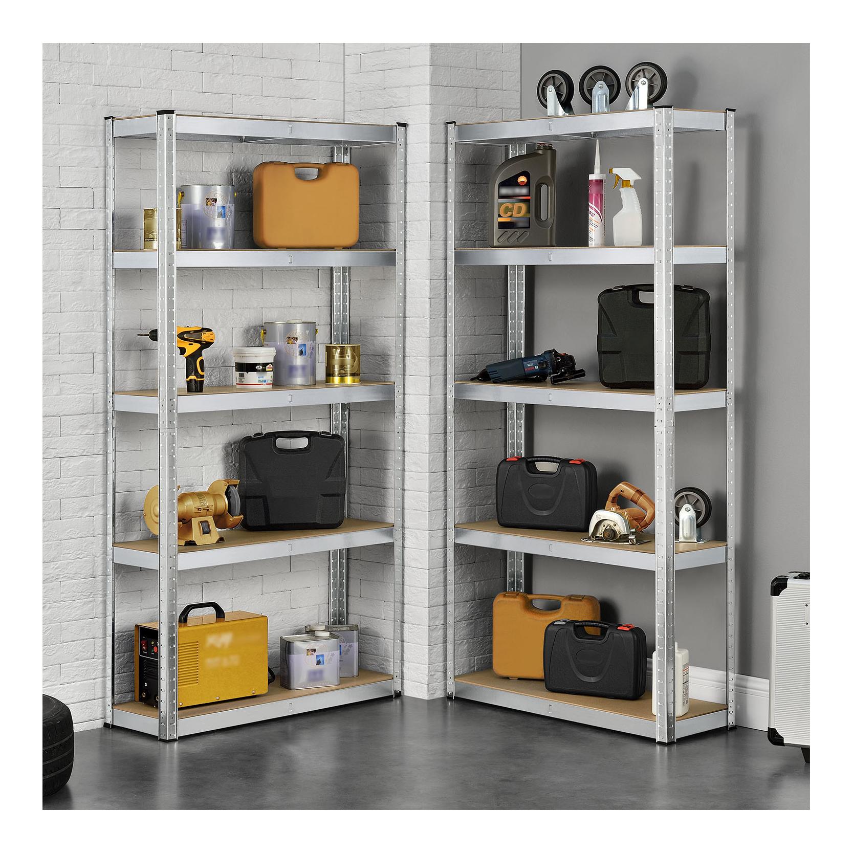 Hauptner 2er Set Lagerregal 180 x 90 x 40 cm