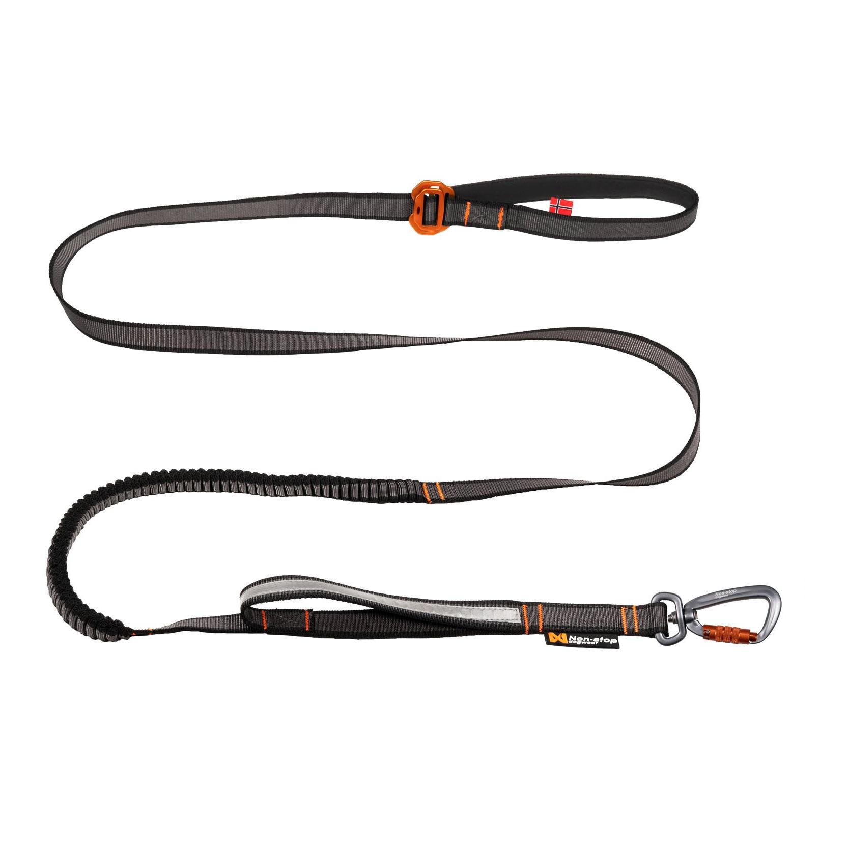 Non-stop Dogwear Hundeleine Touring Bungee Leash Adjustable
