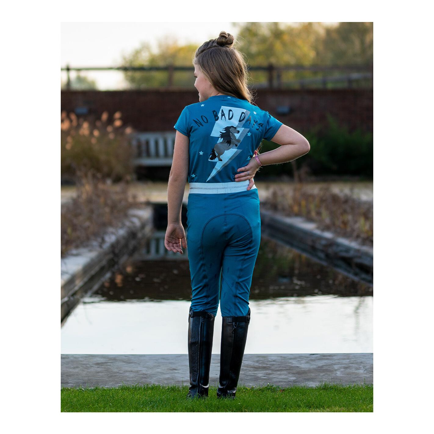 QHP T-shirt de sport Thunderbolt Junior