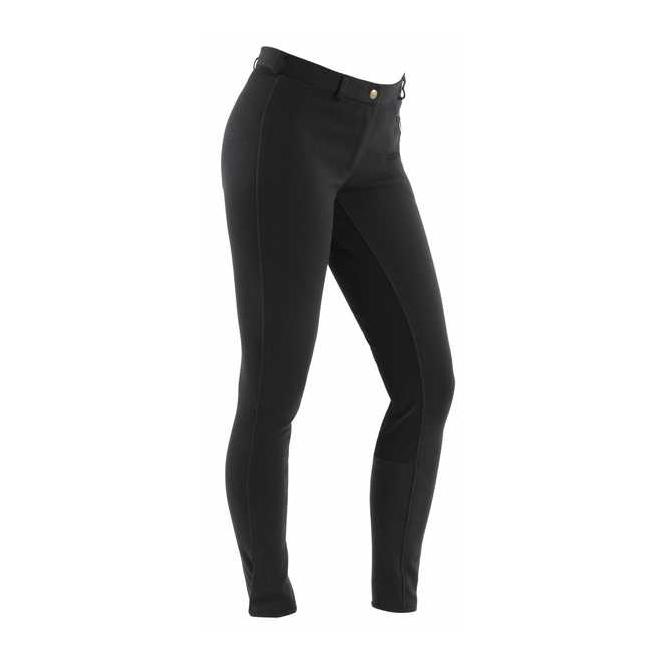 Covalliero Pantalon d'équitation à fond intégral femme Economic - noir